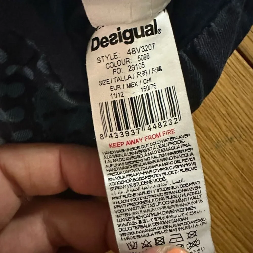 Desigual kids dress flower 11/12